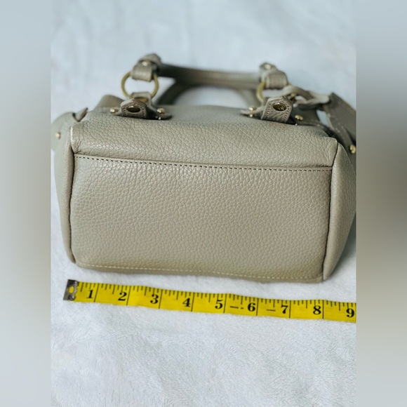 Samantha Thavasa Taupe Mini Satchel Handbag - Picture 5 of 12
